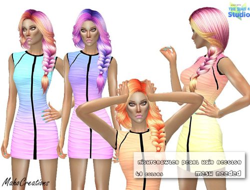 Nightcrawler Pearl Hair Recolor - mesh needed