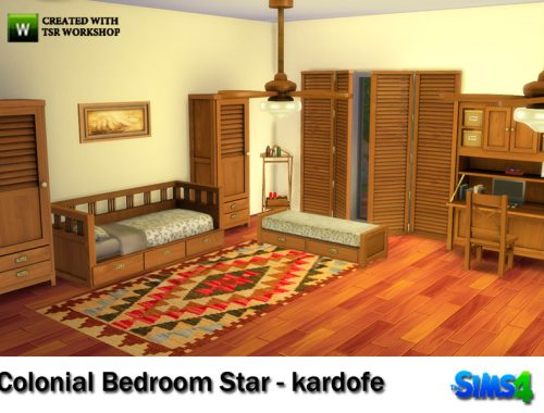 kardofe_Colonial Bedroom Star