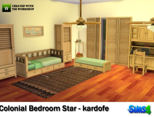 kardofe_Colonial Bedroom Star