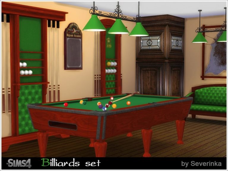 Billiards set - The Sims 4 Catalog