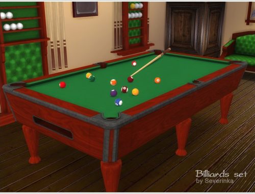 Billiards set