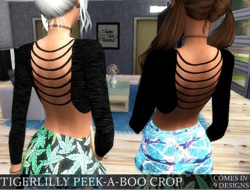 | TIGERLILLY | Peek-A-Boo Crop /mesh needed