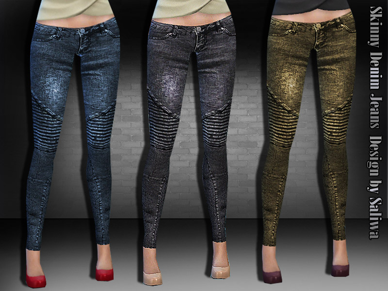 Skinny Denim Jeans - The Sims 4 Catalog
