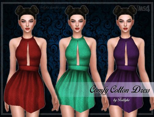 Trillyke - Comfy Cotton Dress - mesh needed