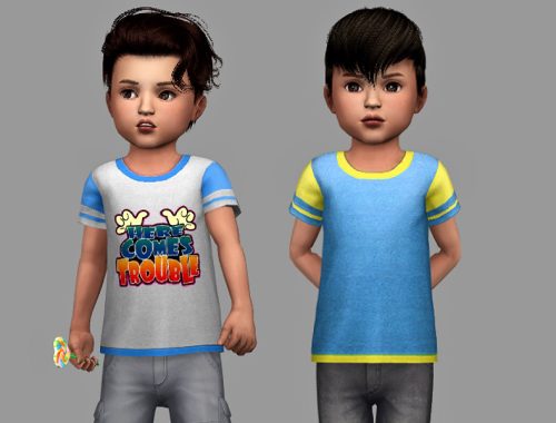 S4 Cool Boy Toddler Tees