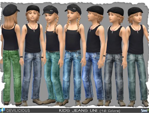 Kids Uni Jeans (16 Colors)