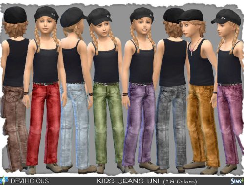 Kids Uni Jeans (16 Colors)