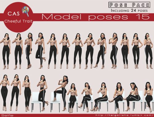 Modeling poses set 3 – Katverse