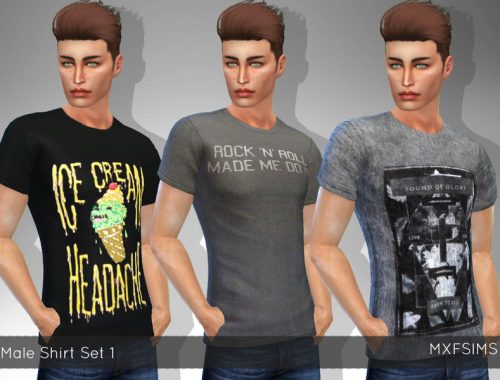 Male Shirt Set 1