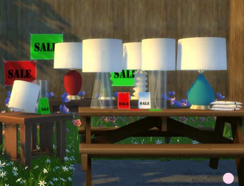 Yard Lamp Sale Set