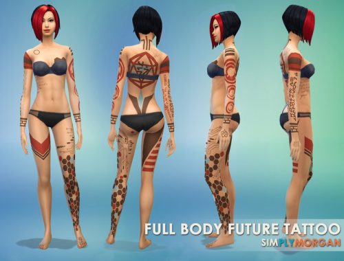 Futuristic Tattoo (Full Body)