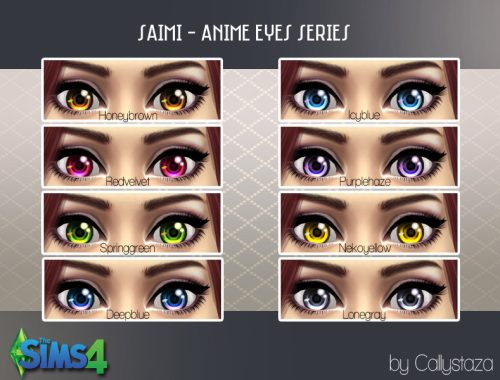 Saimi Anime Eyes Series - The Sims 4 Catalog