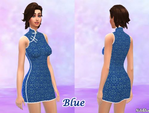 Chinese Style Short Dress Set