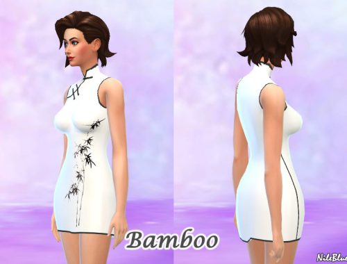 Chinese Style Short Dress Set