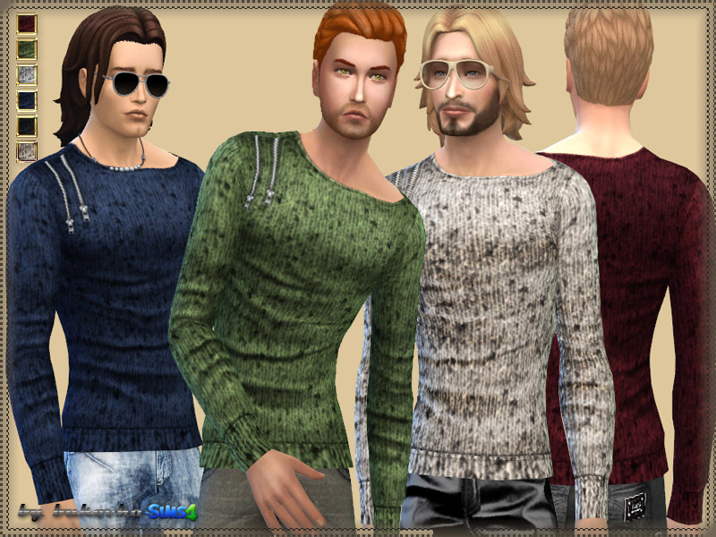 Sweater Zipper - The Sims 4 Catalog