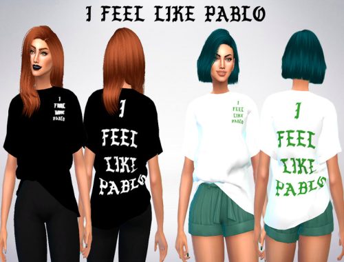 Yeezy I feel like Pablo KW Shirt RETEXTURE