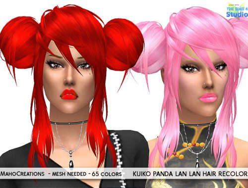 Kijiko Panda Lan Lan Hair Recolor - mesh needed