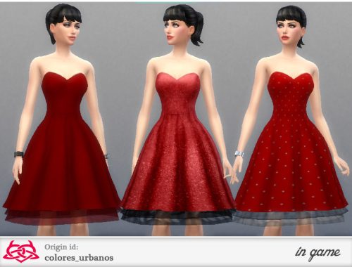 Basic Rockabilly Dress Strapless