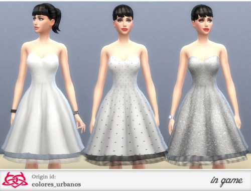 Basic Rockabilly Dress Strapless