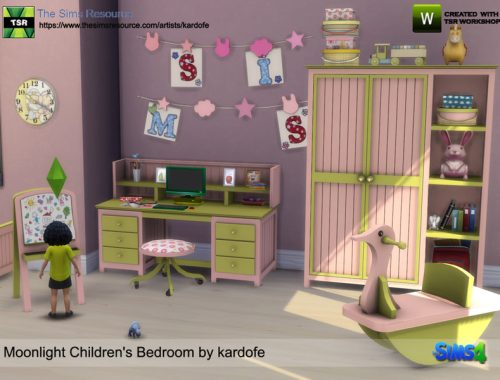 kardofe_Moonlight Children's Bedroom