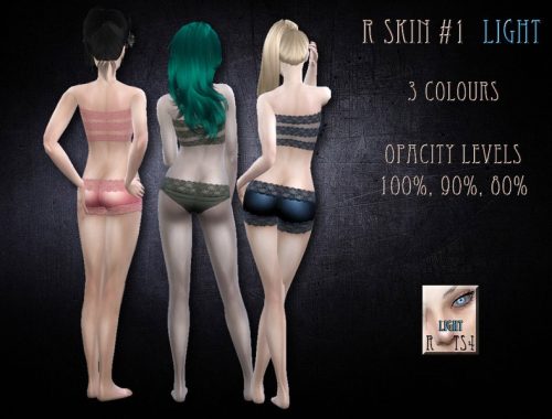 R female skin 1 - light