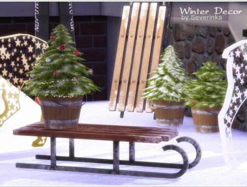 Winter Outdoor Decor set