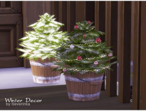 Winter Outdoor Decor set