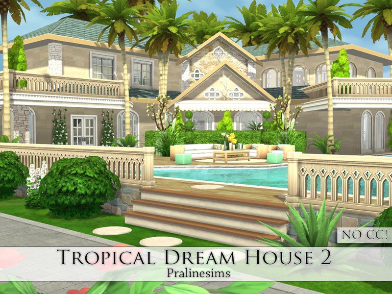Dream house 2. Тропический дом симс 4. Тропический домик симс 4. Дом в тропиках симс 4. Тропические дома для симс 3.