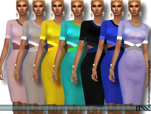 Cut-Out Bodycon Dress