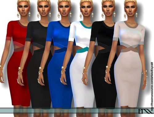 Cut-Out Bodycon Dress