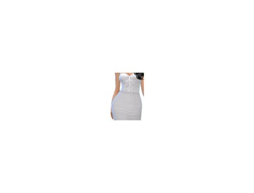 Pencil dress with straps