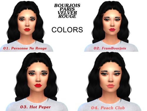 Bourjois Paris Velver Rouge Matte Lipstic