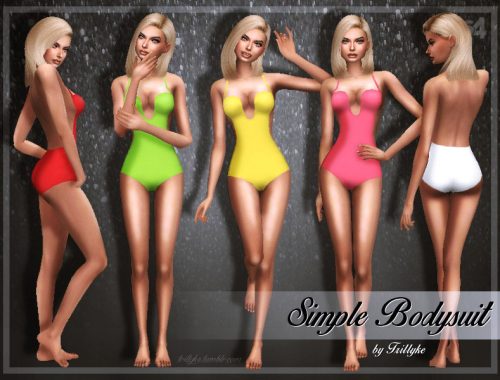 Trillyke - Simple Bodysuit (normal + accessory version)