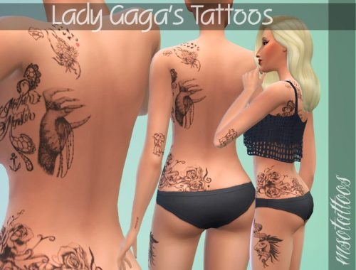 Lady Gaga's Tattoos
