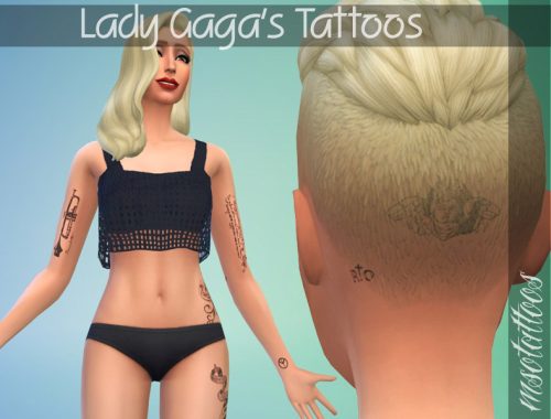 Lady Gaga's Tattoos