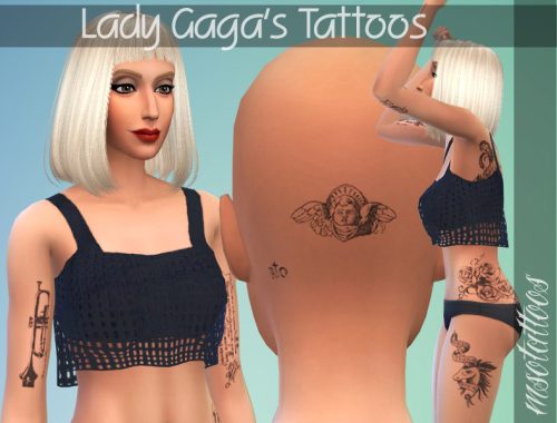 Lady Gaga's Tattoos