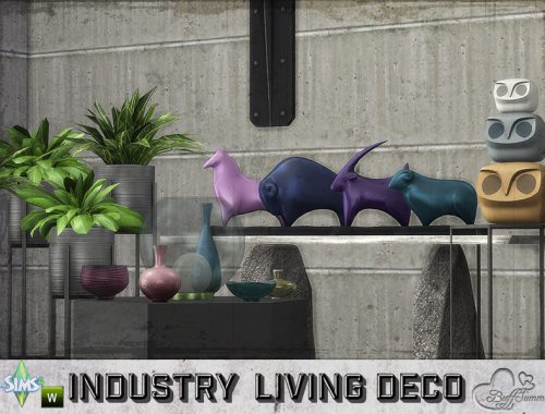 Livingroom Industry Decor Set