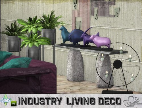 Livingroom Industry Decor Set