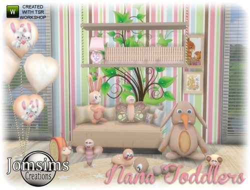 Nana toddlers toys deco set
