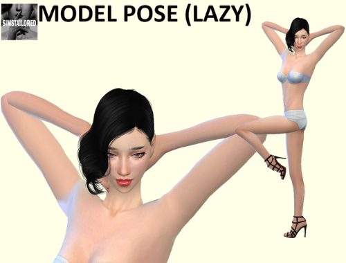 SIMSTAILORED Model Pose LAZYTrait