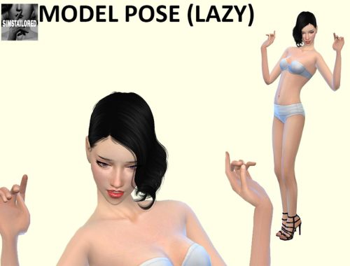 SIMSTAILORED Model Pose LAZYTrait