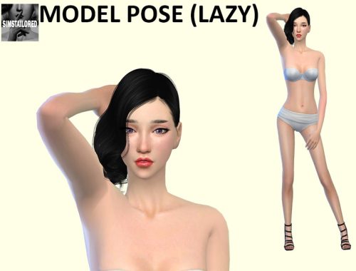 SIMSTAILORED Model Pose LAZYTrait