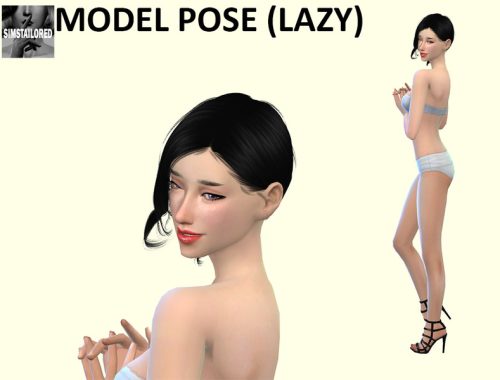 SIMSTAILORED Model Pose LAZYTrait