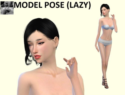 SIMSTAILORED Model Pose LAZYTrait