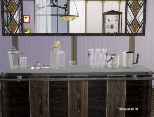 Art Deco Home Bar