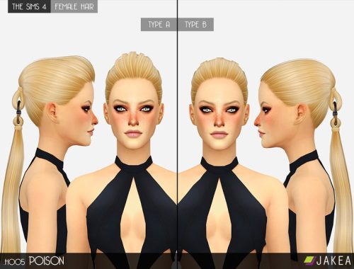 JAKEA - H005 - POISON (Female Hair)