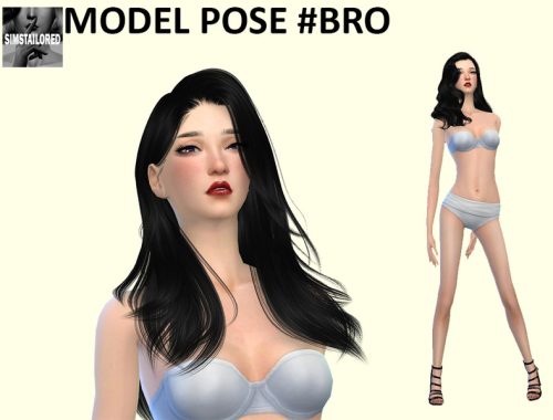 SIMSTAILORED Model Pose BROTrait