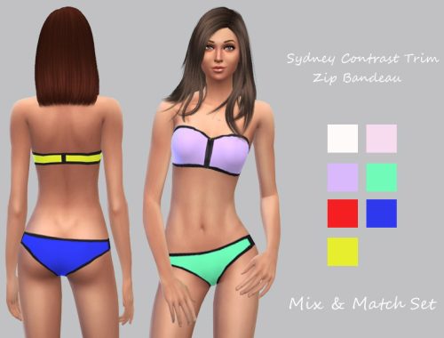 Bandeau Bikini Mix and Match