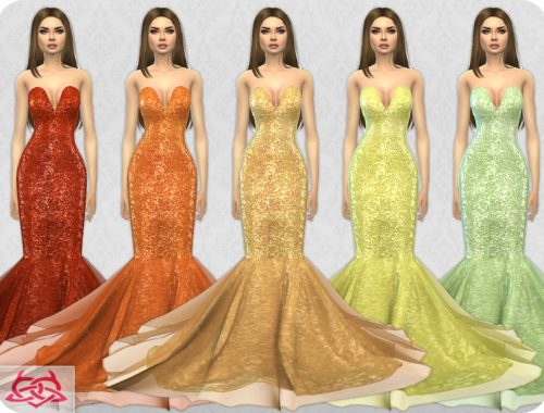 Wedding Dress 8 RECOLOR 1 (Needs mesh)