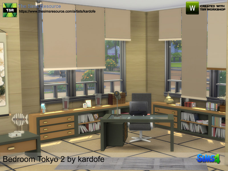 kardofe_Bedroom Tokyo 2 - The Sims 4 Catalog